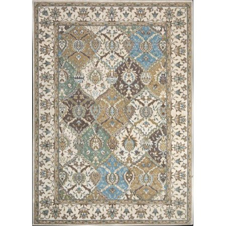 NOURISON Nourison 18398 Modesto Area Rug Collection Bge 5 ft 3 in. X7 ft 3 in. Rectangle 99446183989
